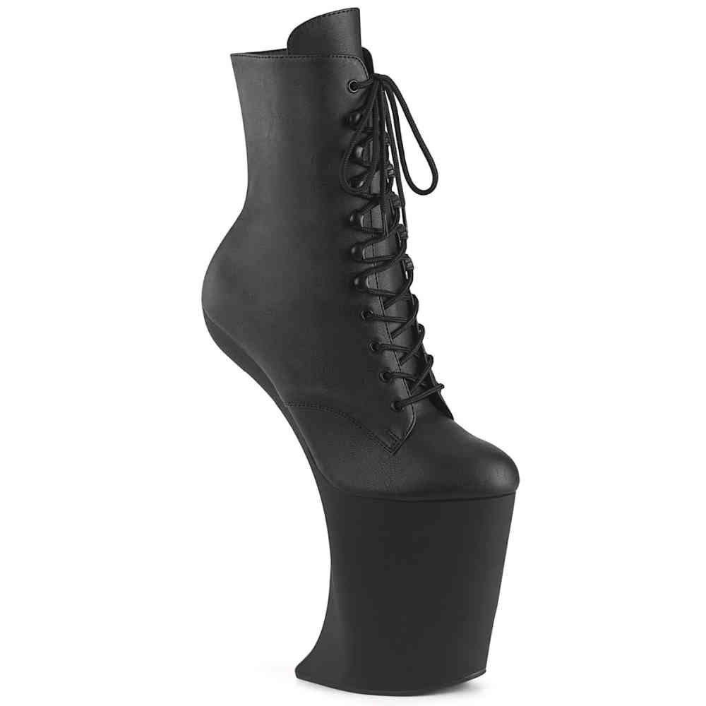 Pleaser - BEWITCHED-1020 Plateau Laarzen, Paaldans schoenen - Zwart